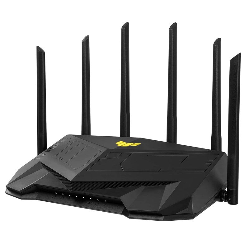 Asus UF Gaming AX6000 Dual Band WiFi 6 Gaming Router with Dedicated Gaming Port, Dual 2.5G Port, 3 Steps Port Forwarding, AiMesh for mesh WiFi, Ai Protection Pro Network Security and AURA RGB lighting Asus UF Gaming AX6000 Dual Band WiFi 6 Gaming Router with Dedicated Gaming Port, Dual 2.5G Port, 3 Steps Port Forwarding, AiMesh for mesh WiFi, Ai Protection Pro Network Security and AURA RGB lighting